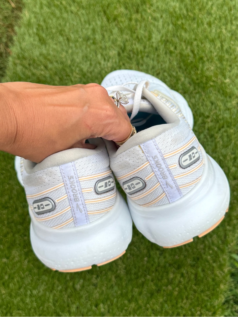 Brooks Wmns Glycerin 20 'White Peach' 9.5 #sneakers #running - Picture 4 of 6